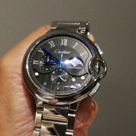 จับเวลา​ ข้างขึ้นข้างแรม​ 45mm สวยสะสมส่งฟรี​ ใหม่มาก รูปที่ 4