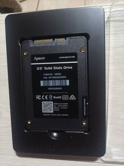 APACER 2.5 Solid State Drive 128 gb. สภาพดีไม่มีแบต ขายเพียง 590 บาท  รูปที่ 3