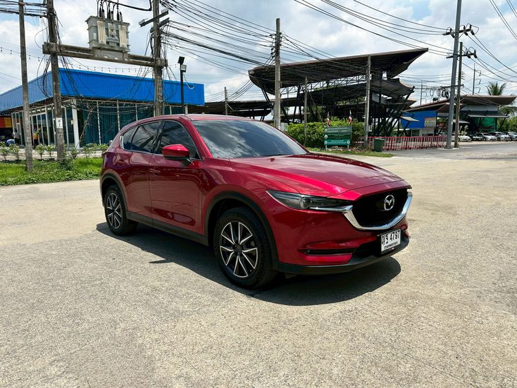 Mazda CX-5 2018 2.2 XD Utility-car ดีเซล ไม่ติดแก๊ส เกียร์อัตโนมัติ แดง