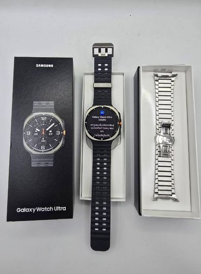 ซิลิโคน ดำ Galaxy Watch Ultra 2024 ครบกล่อง แถมสาย