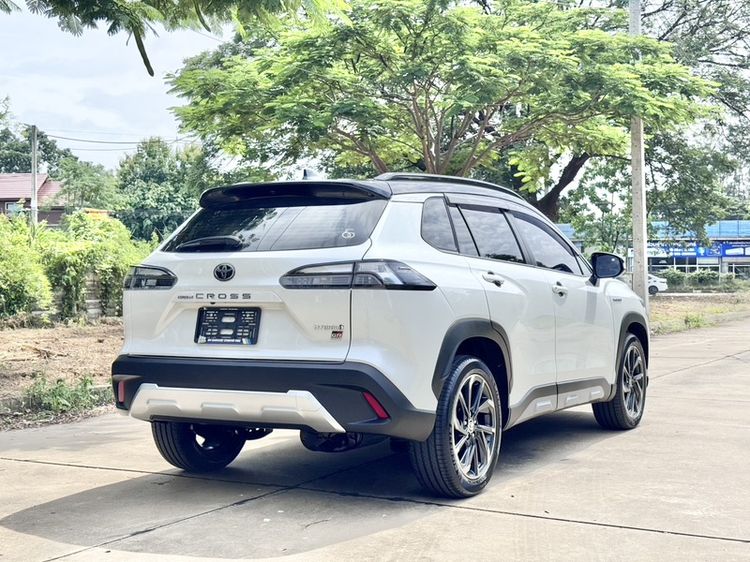 Toyota Corolla Cross 2022 1.8 Hybrid Premium Safety GR Sport Utility-car ไฮบริด เกียร์อัตโนมัติ ขาว รูปที่ 4