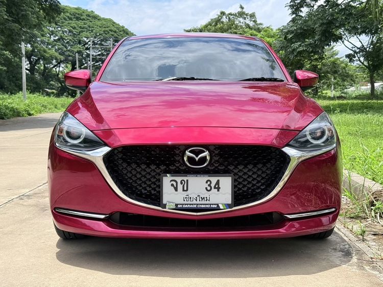 Mazda Mazda 2 2021 1.3 Skyactiv-G S Leather Sports Sedan เบนซิน เกียร์อัตโนมัติ แดง รูปที่ 2