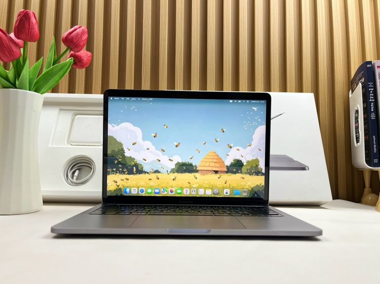 Apple Macbook Pro 13 Inch แมค โอเอส 16 กิกะไบต์ อื่นๆ ไม่ใช่ MacBook Pro 13-inch 2020 Four Thunderbolt 3 Ports Ram16GB SSD512GB Space Gray