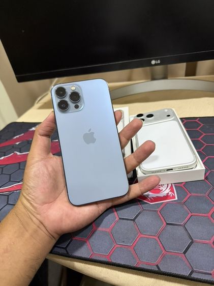 iPhone 13 Pro Max 128GB Sierra Blue เดิมๆ กล้องสวย จอแท้ลื่น ใช้งานปกติ สอบถามเพิ่มเติมได้ครับ