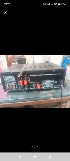 เพาเวอร์แอมป์ 400*400W RMS สภาพใหม่มาก มีบลูทูธในตัว รองรับไมค์ได้ 4ตัว รูปที่ 3
