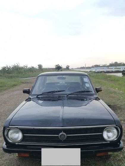 Nissan Sunny 1976 1.3 DX Sedan เบนซิน ไม่ติดแก๊ส เกียร์ธรรมดา ดำ รูปที่ 2