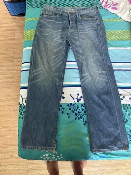 Levi's แท้ รุ่น RedLoop เอวใหญ่ 38x32 ป้ายแคร์ระบุปี 2012 ทรงกระเป๋าแต่งแนวสตรีท