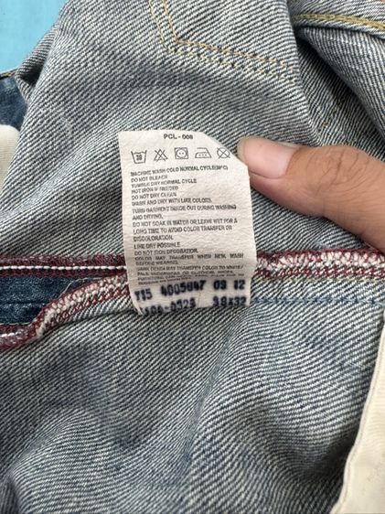 Levi's แท้ รุ่น RedLoop เอวใหญ่ 38x32 ป้ายแคร์ระบุปี 2012 ทรงกระเป๋าแต่งแนวสตรีท รูปที่ 7