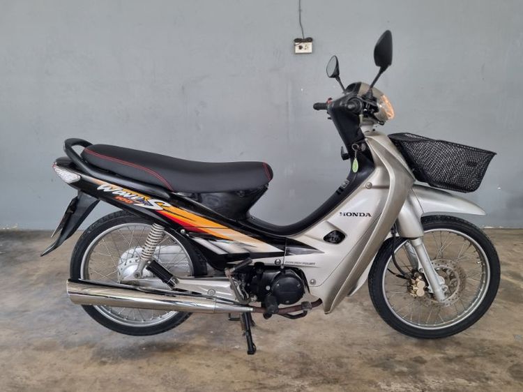 Honda 🔴ขาย รถพร้อมป้าย73กรุงเทพ 🔖วิ่ง 4000 กิโล เดิมทั้งคัน Wave100s ดิสเบรค ปี 2003✅️เดิมมือเดียว เล่มพร้อมโอน ภาษี69✅️เครื่องเดิม ไม่เคยถอด