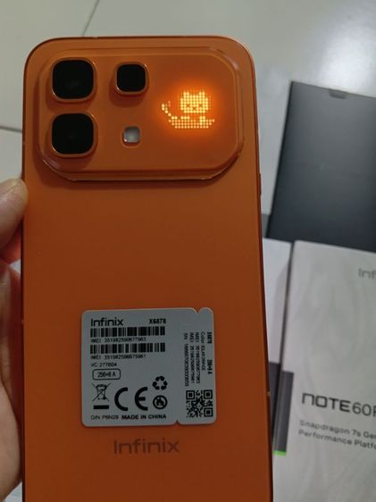 Infinix Note 60Proมือ1ครบกล่อง สีหายาก แถมชาร์จไร้สาย รูปที่ 3