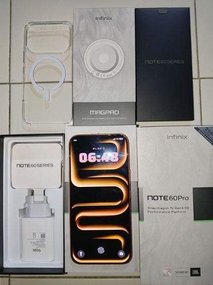 Infinix Note 60Proมือ1ครบกล่อง สีหายาก แถมชาร์จไร้สาย