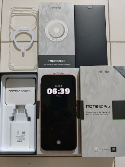 Infinix Note 60Proมือ1ครบกล่อง สีหายาก แถมชาร์จไร้สาย รูปที่ 7