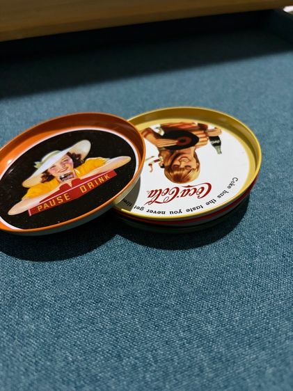 ที่รองแก้ว วินเทจ ลายโค้ก รูปที่ 4
