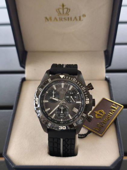 [ของใหม่ 100%] นาฬิกา MARSHAL Chronograph (MRZ019-LSBL) จากญี่ปุ่น