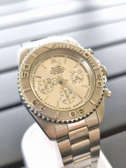 นาฬิกา ELGIN Chronograph Deluxe (FK-1184-S) แท้ 100%
