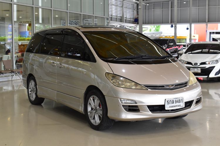 Toyota Estima 2003 2.4 G Utility-car เบนซิน ไม่ติดแก๊ส เกียร์อัตโนมัติ น้ำตาล
