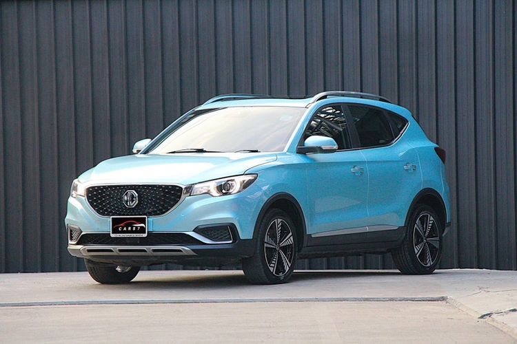 รถ MG ZS 1.5X+ Sunroof สี ฟ้า