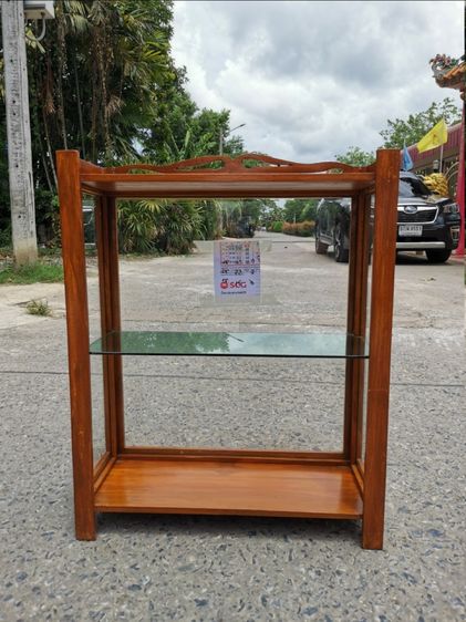 ตู้ลูกน้ำ สัก สีไม้สัก 55x20x70 ซม. รูปที่ 3