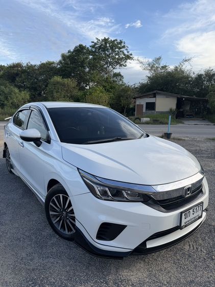 Honda City 2021 1.0 SV Sedan เบนซิน ไม่ติดแก๊ส เกียร์อัตโนมัติ ขาว