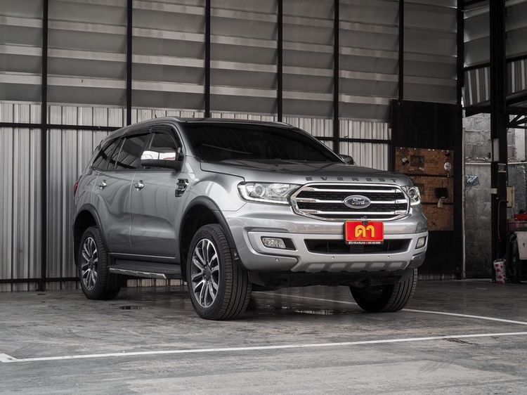Ford Everest 2019 2.0 Titanium Plus 4WD Utility-car ดีเซล ไม่ติดแก๊ส เกียร์อัตโนมัติ เทา รูปที่ 2