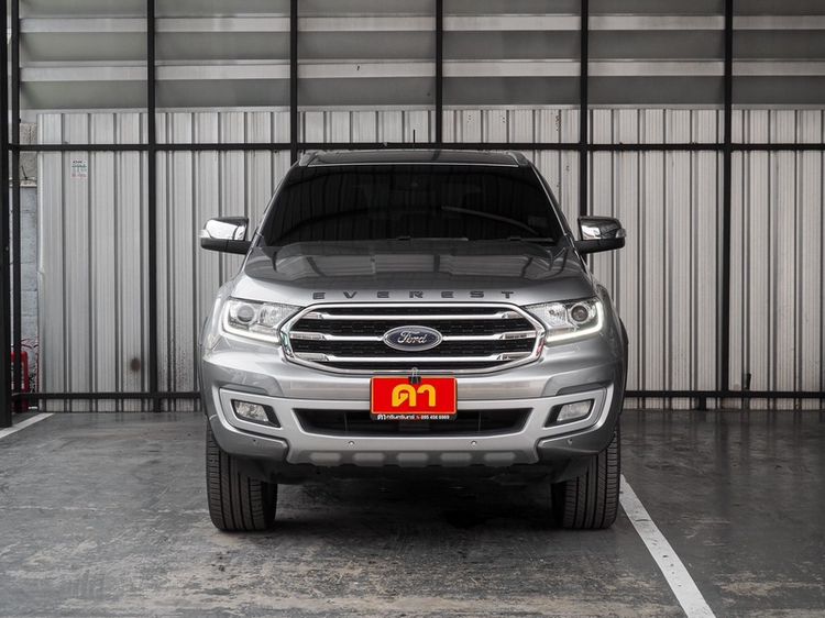Ford Everest 2019 2.0 Titanium Plus 4WD Utility-car ดีเซล ไม่ติดแก๊ส เกียร์อัตโนมัติ เทา รูปที่ 3