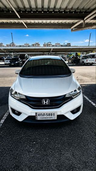 Honda Jazz 2015 1.5 SV VTEC Sedan เบนซิน ไม่ติดแก๊ส เกียร์อัตโนมัติ ขาว