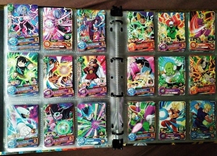 อัลบั้มการ์ด Super Dragonball Heroes การ์ดไม้ซ้ำ 134 ใบ สภาพสวยพร้อมอัลบั้ม นำเข้าจากญี่ปุ่น