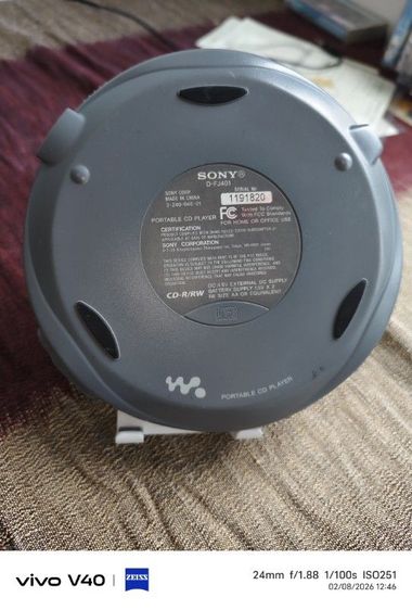 Sony walkman cd radio รูปที่ 3