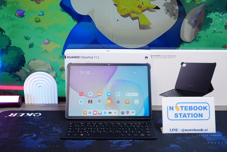 256 GB แท็บเล็ต Huawei MatePad 11.5 2025 Wi-Fi (8+256) Space Gray พร้อมเคสคีย์บอร์ด SmartKeyboard ครบเซทยกกล่องพร้อมใช้งาน ราคา 9,500.- มีประกันศูน