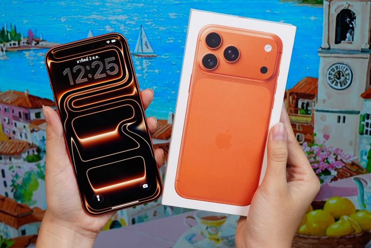 Apple iPhone 17 Pro Max 256GB Cosmic Orange อุปกรณ์แท้ครบกล่อง สุขภาพแบต100 มีประกันศูนย์ พร้อมใช้งาน ขายเพียง 41,990.- รูปที่ 4