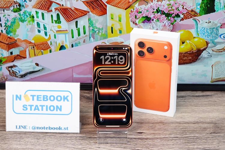 256 GB Apple iPhone 17 Pro Max 256GB Cosmic Orange อุปกรณ์แท้ครบกล่อง สุขภาพแบต100 มีประกันศูนย์ พร้อมใช้งาน ขายเพียง 41,990.-