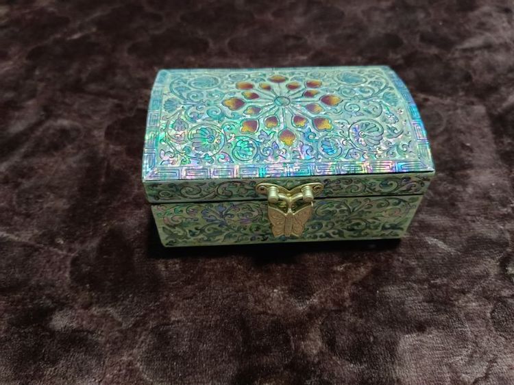 กล่องใส่เครื่องประดับฝังมุกสไตล์เกาหลี (Korean Mother of Pearl Jewelry Box / Najeonchilgi - ลาจอนชิลกี)