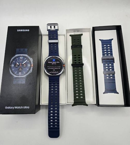 ซิลิโคน น้ำเงิน Sumsung Watch Ultra 2025 ประกัน ต.ค 26 แถมสาย