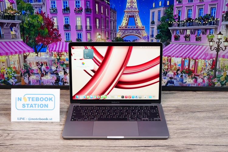 Macbook Pro 13 Inch แมค โอเอส 8 กิกะไบต์ ไม่ใช่ Apple MacBook Pro 13 M2 Chip ram8 ssd256 จอ13.3 QHD Cycle count เพียง 133 ครั้ง มีฟังก์ชั่นทัชบาร์ รีเซ็ตตัวเครื่องพร้อมใช้งาน ขายเพียง 20,9