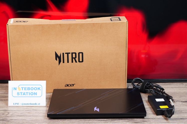 Acer Nitro V15 i5-13420H RAM16 RTX4060(8GB) SSD512 จอ15.6 144Hz FHD สเปคสูงจัดเต็ม คีย์บอร์ดไฟสีขาว ดีไซน์สวยดูเท่ ประกันศูนย์2027 ขายเพียง  รูปที่ 9