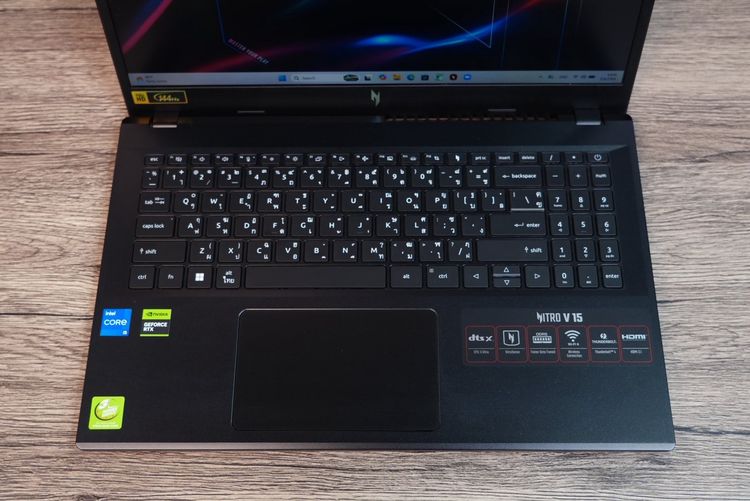 Acer Nitro V15 i5-13420H RAM16 RTX4060(8GB) SSD512 จอ15.6 144Hz FHD สเปคสูงจัดเต็ม คีย์บอร์ดไฟสีขาว ดีไซน์สวยดูเท่ ประกันศูนย์2027 ขายเพียง  รูปที่ 5