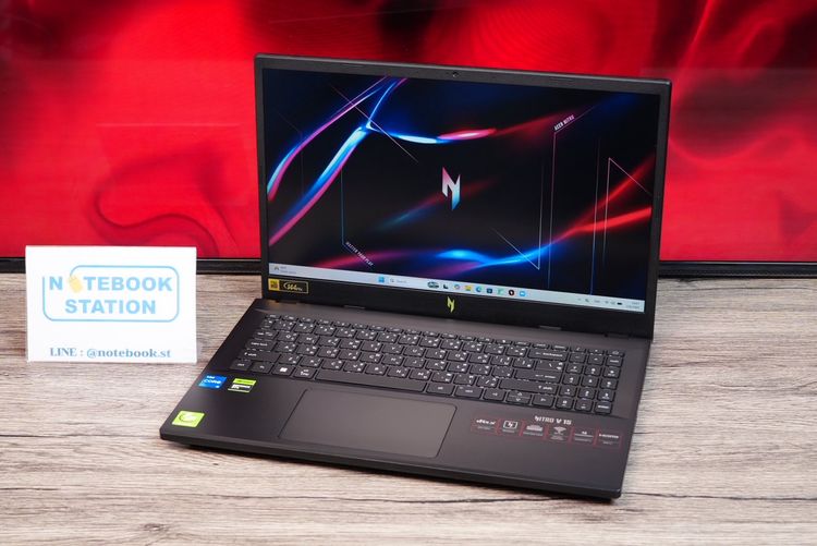Acer Nitro V15 i5-13420H RAM16 RTX4060(8GB) SSD512 จอ15.6 144Hz FHD สเปคสูงจัดเต็ม คีย์บอร์ดไฟสีขาว ดีไซน์สวยดูเท่ ประกันศูนย์2027 ขายเพียง  รูปที่ 4