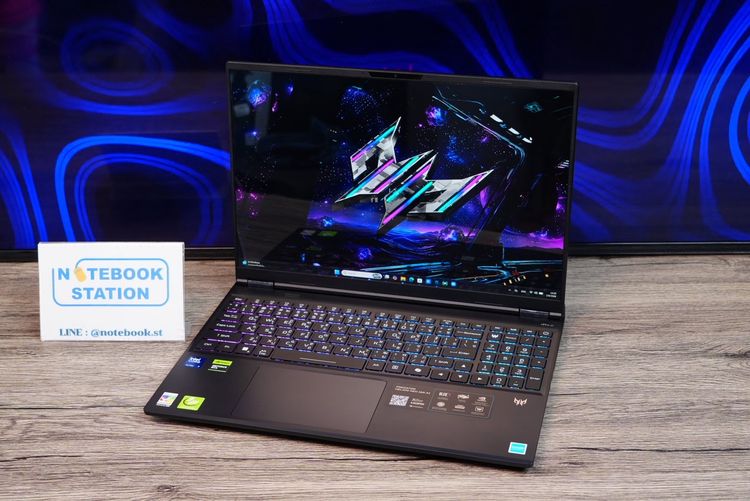 Acer Predator Helios Neo 16S AI IntelCoreUltra7-255HX RTX5060(8GB) Ram16 SSD512 จอ16 QHD+ OLED 240Hz จอสวยสีตรง สเปคสูงจัดเต็ม คีย์บอร์ดไฟRG รูปที่ 4