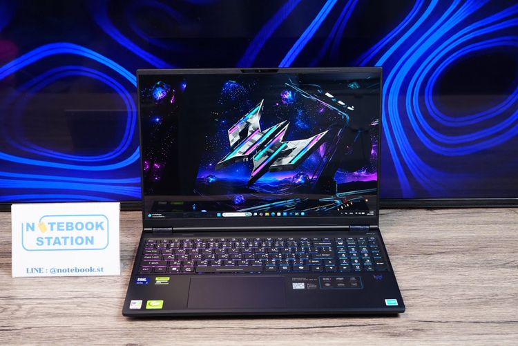 Acer Predator Helios Neo 16S AI IntelCoreUltra7-255HX RTX5060(8GB) Ram16 SSD512 จอ16 QHD+ OLED 240Hz จอสวยสีตรง สเปคสูงจัดเต็ม คีย์บอร์ดไฟRG รูปที่ 2