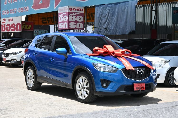 Mazda CX-5 2014 2.2 XDL 4WD Utility-car ดีเซล ไม่ติดแก๊ส เกียร์อัตโนมัติ น้ำเงิน