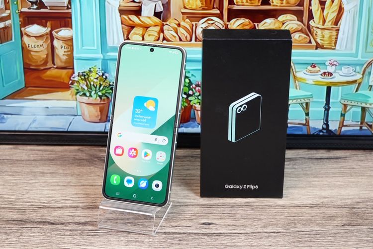 สมาร์ทโฟน Samsung Galaxy Z Flip6 (12+512GB) Light green 5G พับจอได้ เครื่องสวย พร้อมใช้งาน ขายเพียง 11,900.- เท่านั้น รูปที่ 3