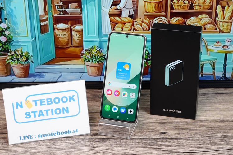 สมาร์ทโฟน Samsung Galaxy Z Flip6 (12+512GB) Light green 5G พับจอได้ เครื่องสวย พร้อมใช้งาน ขายเพียง 11,900.- เท่านั้น รูปที่ 2