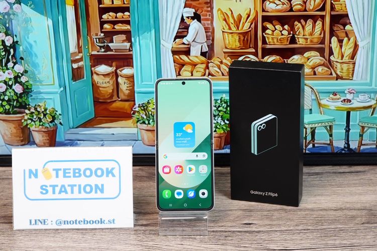 อื่นๆ 256 GB สมาร์ทโฟน Samsung Galaxy Z Flip6 (12+512GB) Light green 5G พับจอได้ เครื่องสวย พร้อมใช้งาน ขายเพียง 11,900.- เท่านั้น