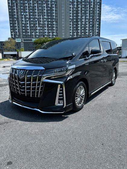 รถ Toyota Alphard 2.4 Hybrid E-Four 4WD สี ดำ