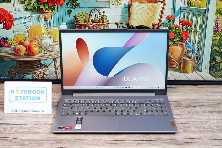 Lenovo IdeaPad Slim 3 Ryzen 3-7320U Ram8 SSD512GB จอ15.6 FHD IPS สเปคดีทำงานเก่ง จอใหญ่มีแป้นตัวเลขแยก ดีไซน์บางเบา ขายเพียง 11,900.-เท่านั้ รูปที่ 2