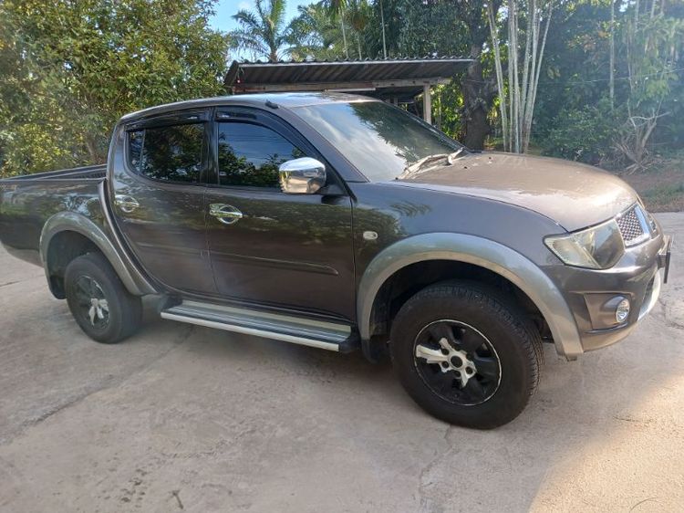 Mitsubishi Triton 2012 2.5 GLS Plus Pickup ดีเซล ไม่ติดแก๊ส เกียร์อัตโนมัติ เทา