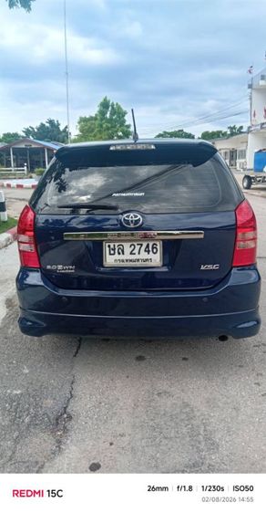 Toyota Wish 2004 2.0 Q Utility-car เบนซิน ไม่ติดแก๊ส เกียร์อัตโนมัติ น้ำเงิน รูปที่ 4