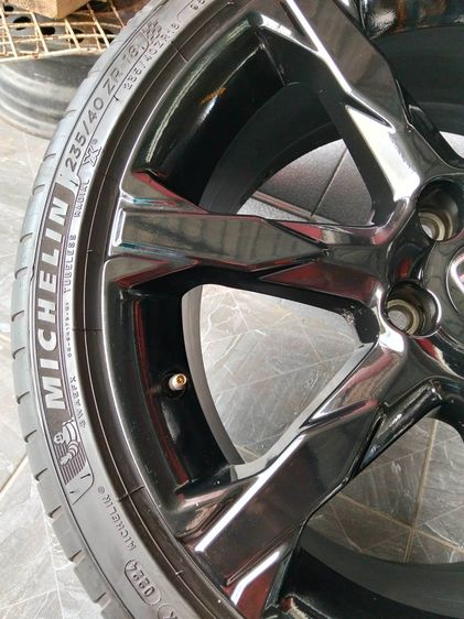 แม็กฮอนด้า ขอบ18 พร้อมยางมิชลิน 235 40 18 ปี24 ยางสวยทุกเส้นตามรูป ใส่ civic รูปที่ 8