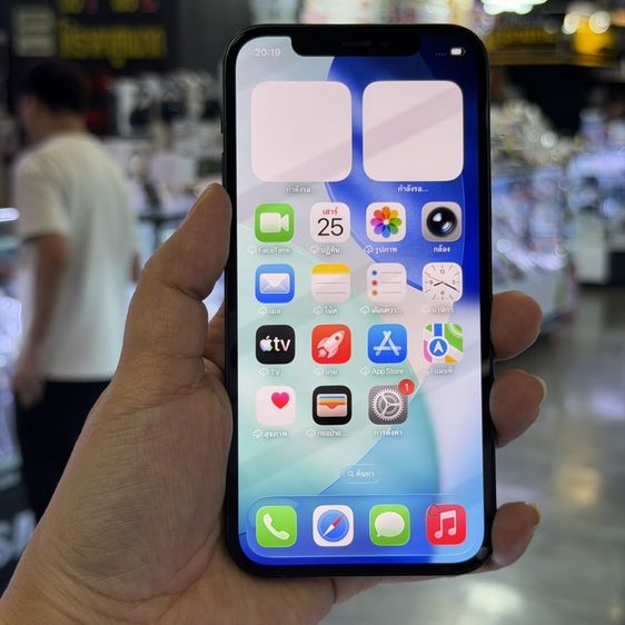 128 GB iPhone12 128GB สีดำ เครื่องศูนย์ โมเดลTH สภาพสวยมาก สุขภาพแบต86% เครื่องใช้งานดีเยี่ยม🔥🔥
