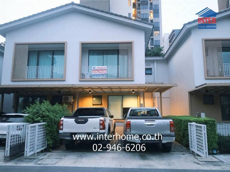 บ้านเเฝด 2 ชั้น 34.3 ตร.ว. หมู่บ้านไซมิสคิน รามอินทรา เฟส2 ซอยรามอินทรา64 ถนนรัชดา-รามอินทรา ถนนรามอินทรา เขตคันนายาว กรุงเทพมหานคร